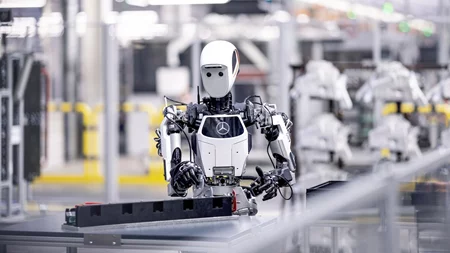 Η Mercedes απέκτησε το δικό της ανθρωποειδές ρομπότ (video)