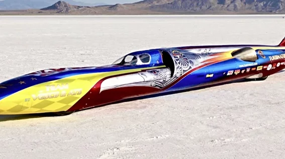 Πωλείται το μοναδικό όχημα στον κόσμο που έσπασε το φράγμα των 800 km/h