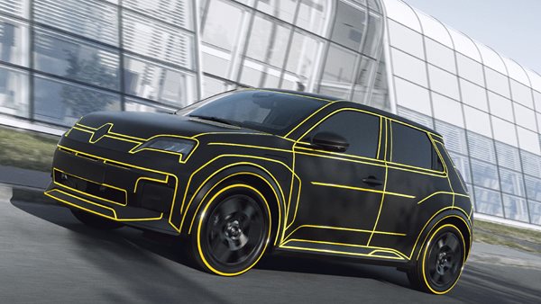 Αυτό είναι το Renault 5 με αποκαλυπτικό καμουφλάζ