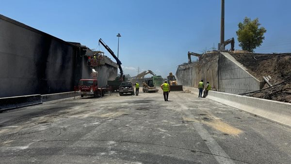 Αποκαταστάθηκε η κυκλοφορία στην Ολυμπία Οδό προς Πάτρα