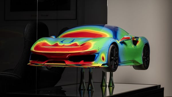 Δείτε την απίστευτη τιμή αυτού του γλυπτού της Ferrari 488 Pista