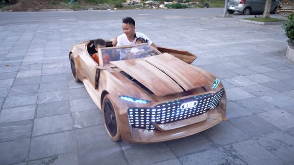 Ένα Audi Skysphere φτιαγμένο από ξύλο; Κι όμως υπάρχει