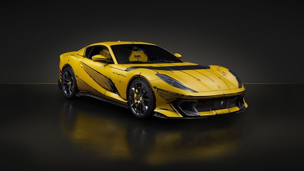 Η Ferrari 812 Competizione Tailor Made είναι ζωγραφισμένη με το χέρι