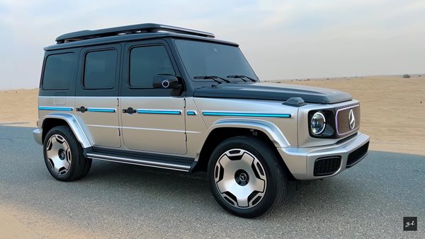 Mercedes EQG: Διέρρευσαν φωτογραφίες του εσωτερικού της