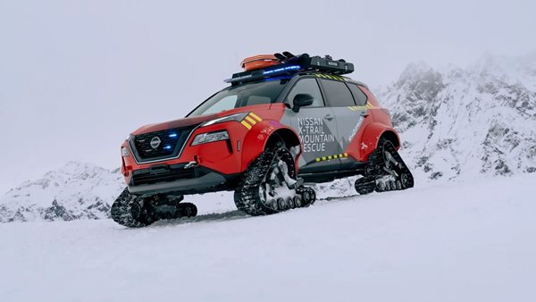 X-Trail με ερπύστριες από την ίδια τη Nissan γιατί ποτέ δεν ξέρεις πότε θα χρειαστείς ένα άρμα