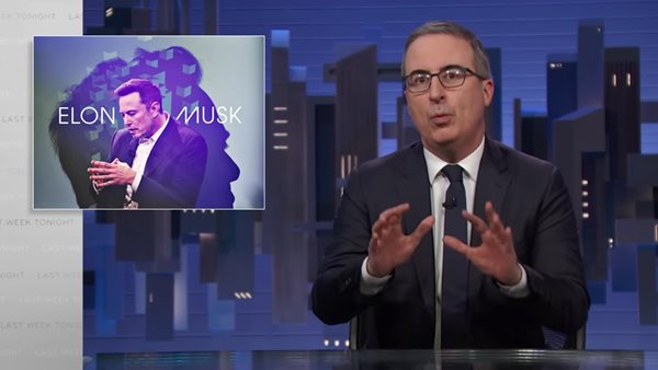 O John Oliver "έπιασε στο στόμα του" τον Elon Musk