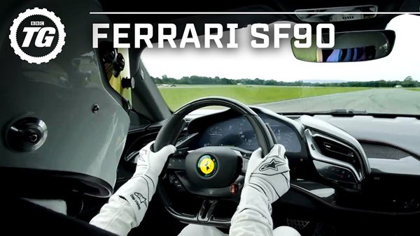 O Stig διαλύει το ρεκόρ του Top Gear με την Ferrari SF90