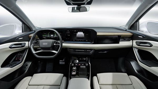 Το Audi Q6 e-tron θα έχει οθόνη και για τον συνοδηγό