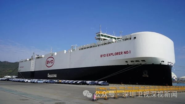 Το 2ο πλοίο κολοσσός της BYD φέρνει άλλα 5.000 ηλεκτρικά αυτοκίνητα στην Ευρώπη