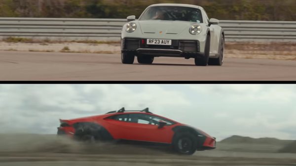 Video: Porsche 911 Dakar εναντίον Lamborghini Huracan Sterrato