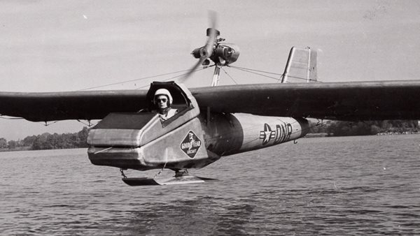 Το αεροπλάνο της Goodyear που ήθελε φούσκωμα για να πετάξει