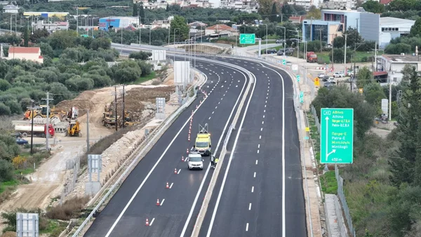 Δόθηκε στην κυκλοφορία ο 3ος μεγαλύτερος αυτοκινητόδρομος στην Ελλάδα