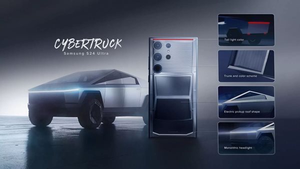 To Tesla Cybertruck τώρα και σε κινητό τηλέφωνο