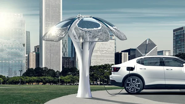 Έρχονται ηλιακά "δέντρα" για να φορτίζουν ηλεκτρικά αυτοκίνητα