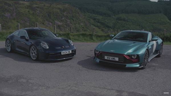 Η μάχη του χειροκίνητου κιβωτίου: Aston Martin Valour εναντίον Porsche 911 S/T