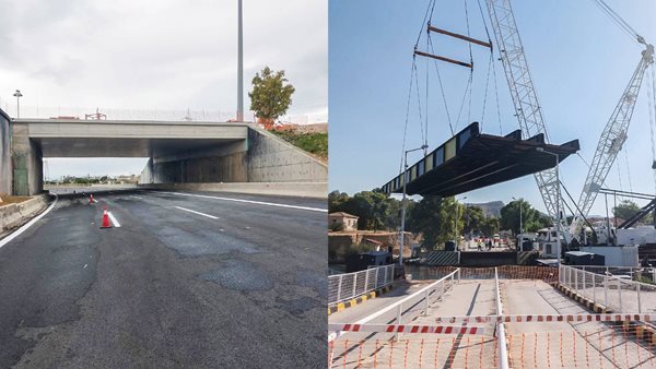 Σε κυκλοφορία η γέφυρα του Ισθμού-Αποκατάσταση σε χρόνο ρεκόρ