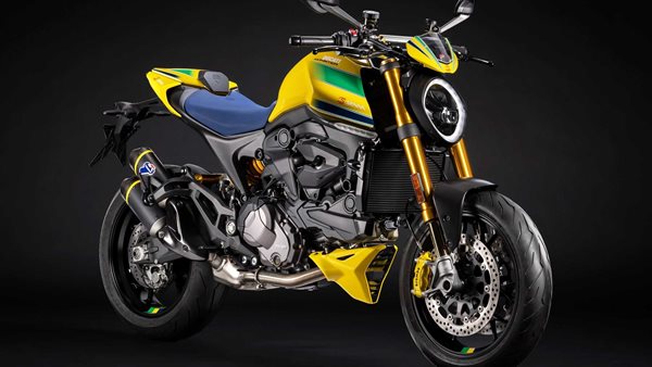 Ducati Monster περιορισμένης παραγωγής αφιερωμένη στον Ayrton Senna