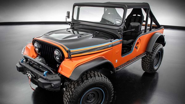 Το Jeep CJ Surge είναι ένα ηλεκτρικό restomod