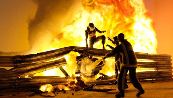 Απίστευτο διόραμα για το ατύχημα του Grosjean στο Μπαχρέιν