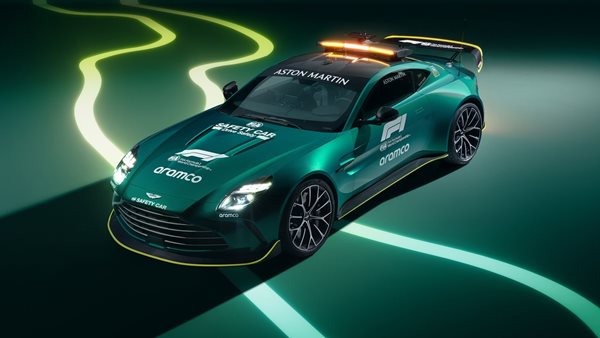 Η Aston Martin Safety Car της F1 έχει 656 ίππους για να μην παραπονιέται ο Verstappen