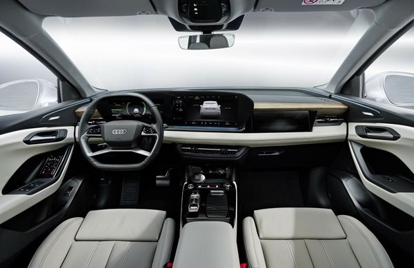 Το Audi Q6 e-tron θα έχει οθόνη και για τον συνοδηγό