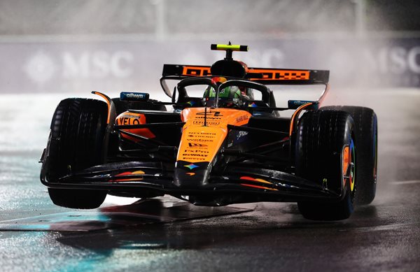 F1 GP Λας Βέγκας Κατατακτήριες: Άνετα ο Norris στην βροχή