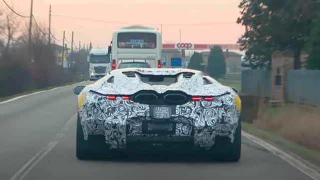 O διάδοχος της Lamborghini Aventador έχει υπέροχες εξατμίσεις