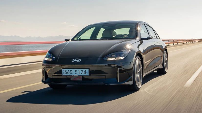 Aerodynamic Hyundai Ioniq 6