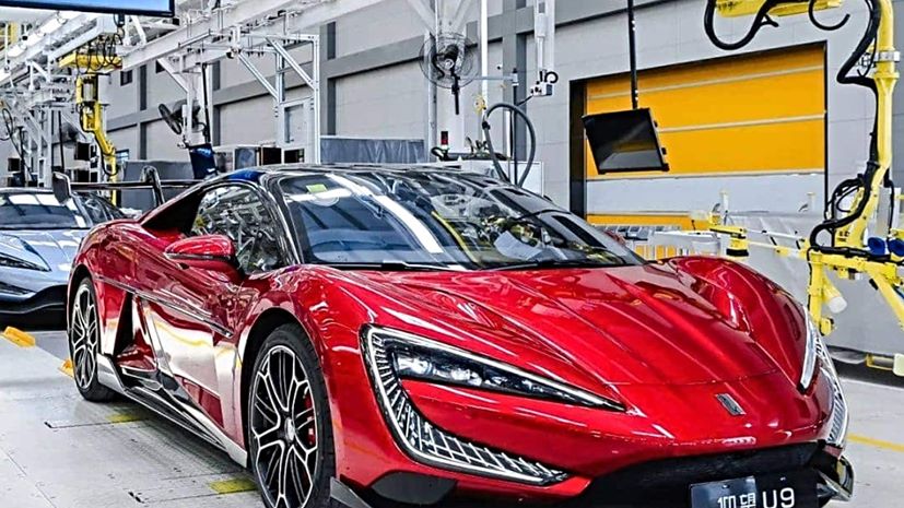BYD γραμμή παραγωγής