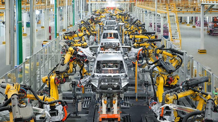 BYD γραμμή παραγωγής