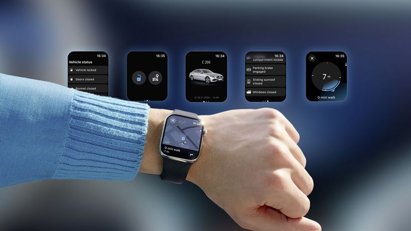 Mercedes εφαρμογή για apple watch