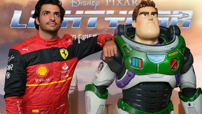 Lightyear Movie Ferrari Carlos Sainz