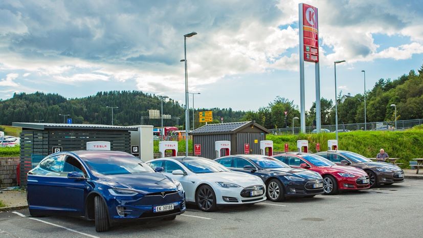 Electric Cars Parking