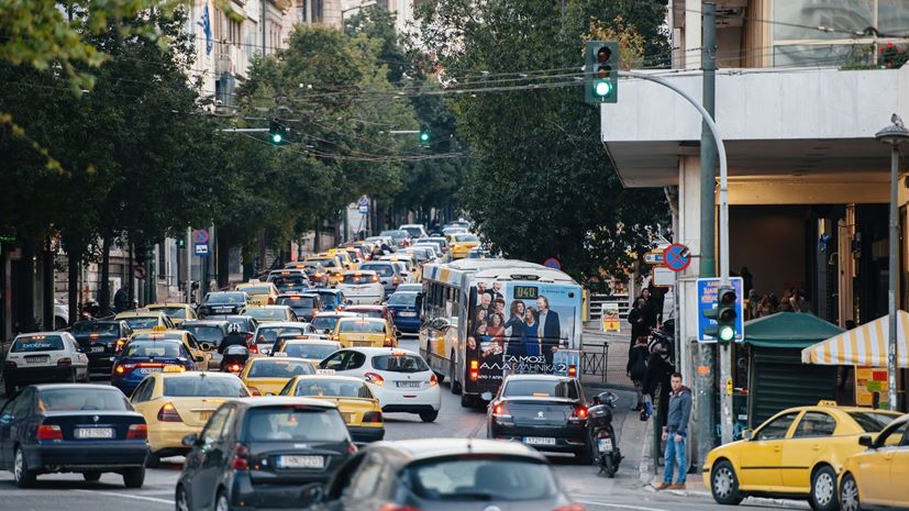 Αθήνα κυκλοφοριακό αυτοκίνητα