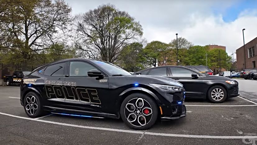 Georgia Tech Mach-E police car