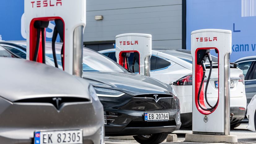 Tesla φορτιστές Νορβηγία