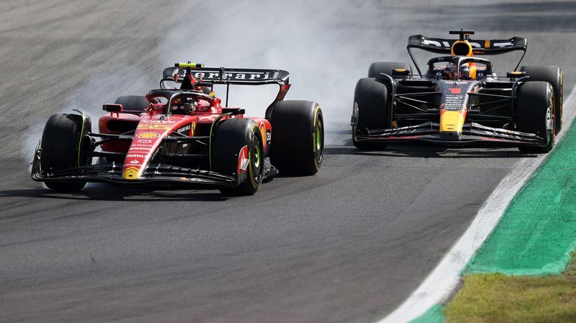 F1 Grand Prix Monza Sainz Verstappen