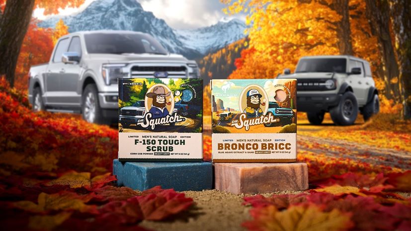 Ford Dr Squatch soap