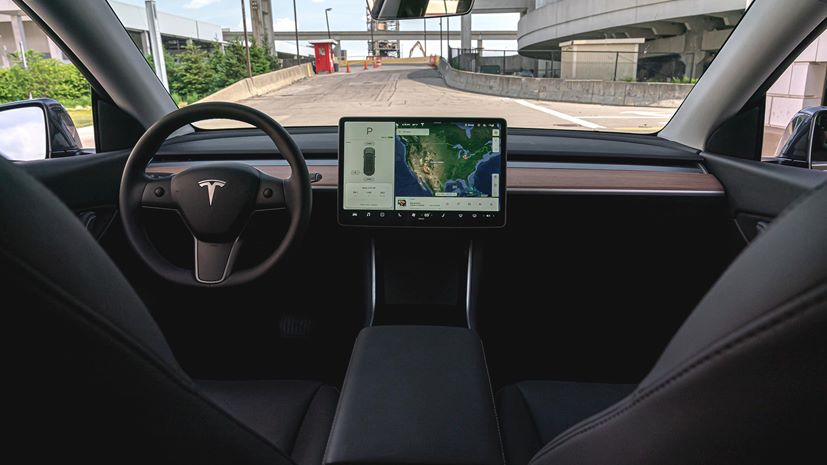 tesla model y interior