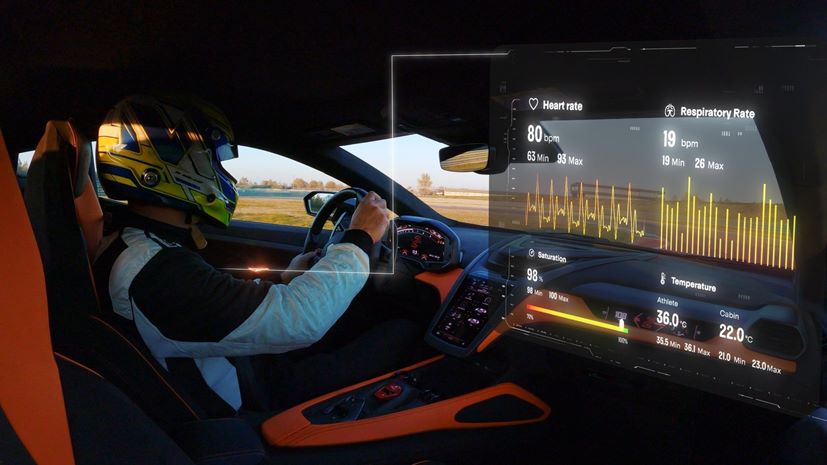Lamborghini Telemetry X ψηφιακός συνοδηγός για supercars