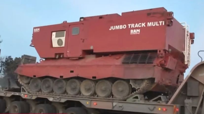 Πυροσβεστικό Jumbo Track Multi στη Φωτιά του Έβρου