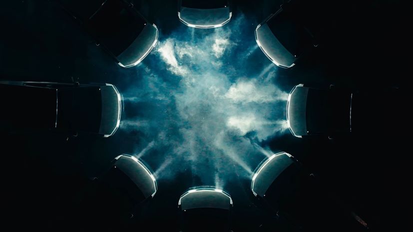 Tesla Cybertruck Light Show Χριστούγεννα 2024