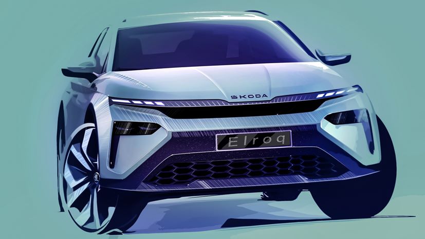 Skoda Elroq teaser