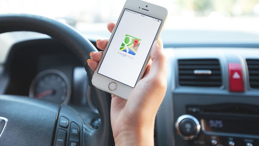 Google Maps στο αυτοκίνητο
