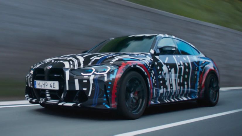BMW M EV concept test vehicle
