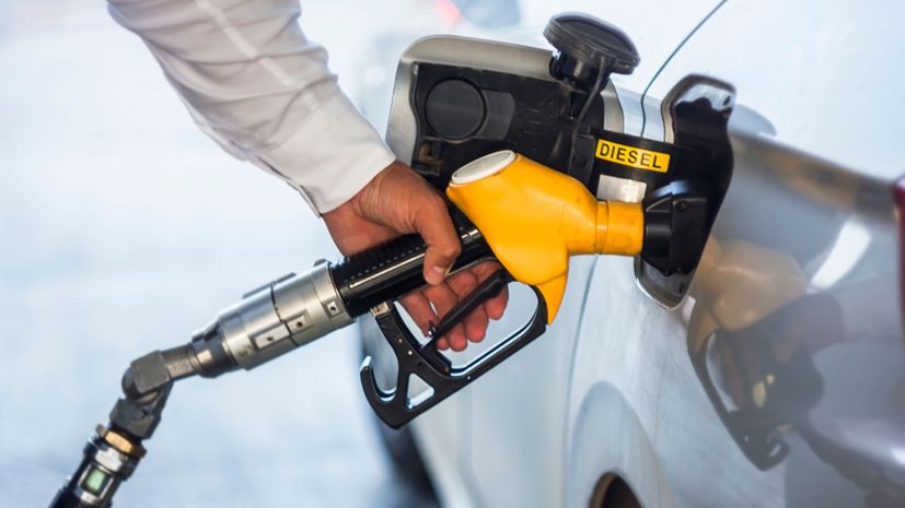 Αντλία diesel σε πρατήριο καυσίμων