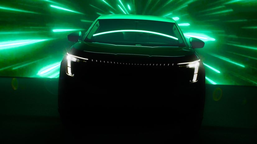 Skoda large SUV teaser