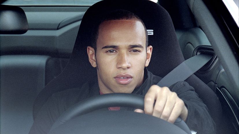 Lewis Hamilton Driving