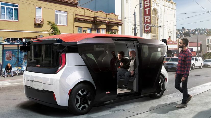 GM Cruise robotaxi