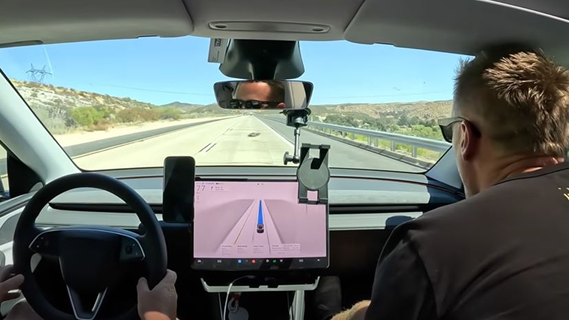 Tesla Model Y FSD Crash